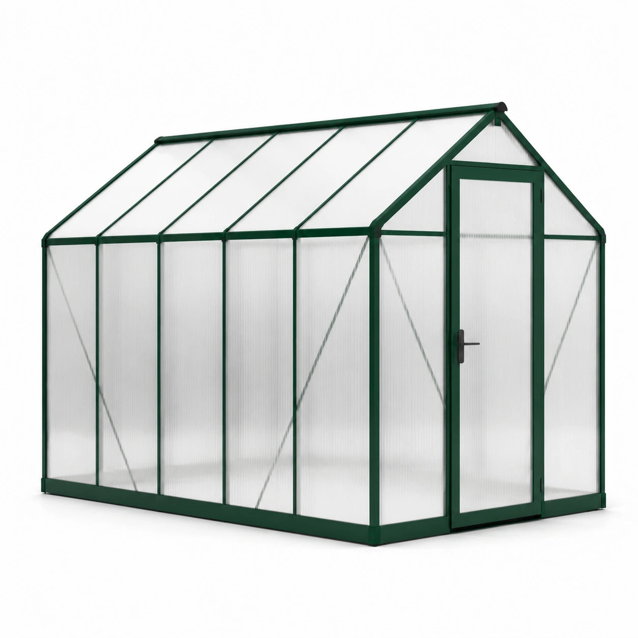Invernadero de Aluminio y Policarbonato 250x190x195 cm